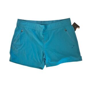 Pacific Trail Women's Rich Teal Polyester / Spandex Hiking Shorts NEW NWT